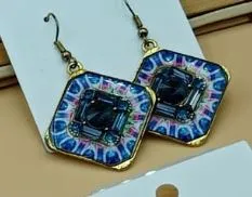 Square Dial Earrings