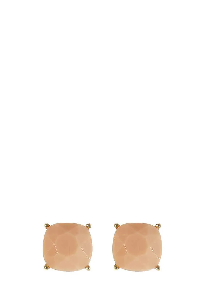 Square Shape Post Earring