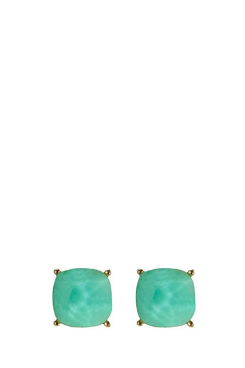 Square Shape Post Earring
