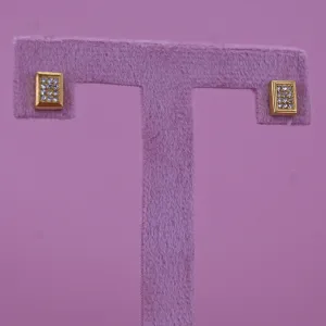 SQUARE STUD EARRINGS