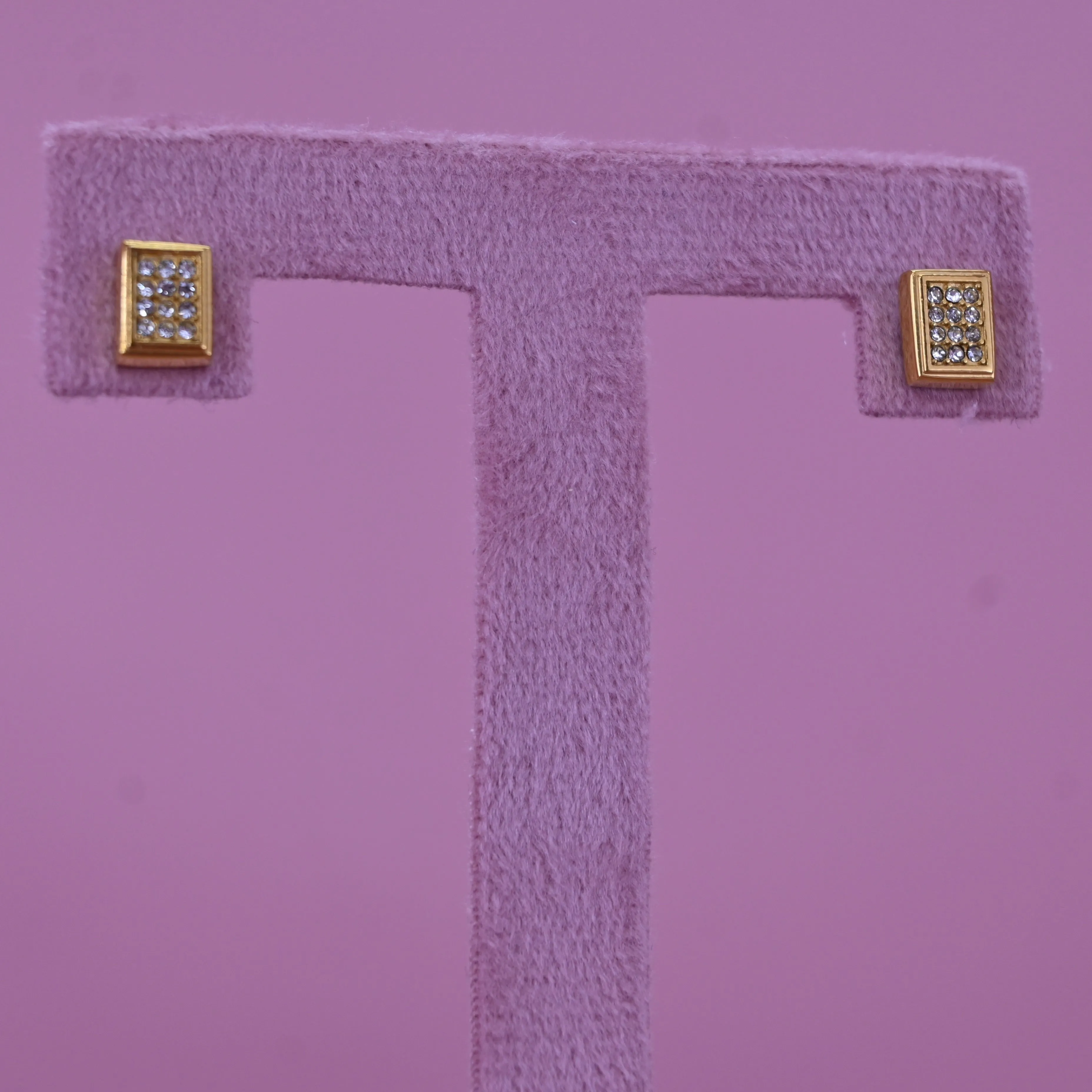 SQUARE STUD EARRINGS