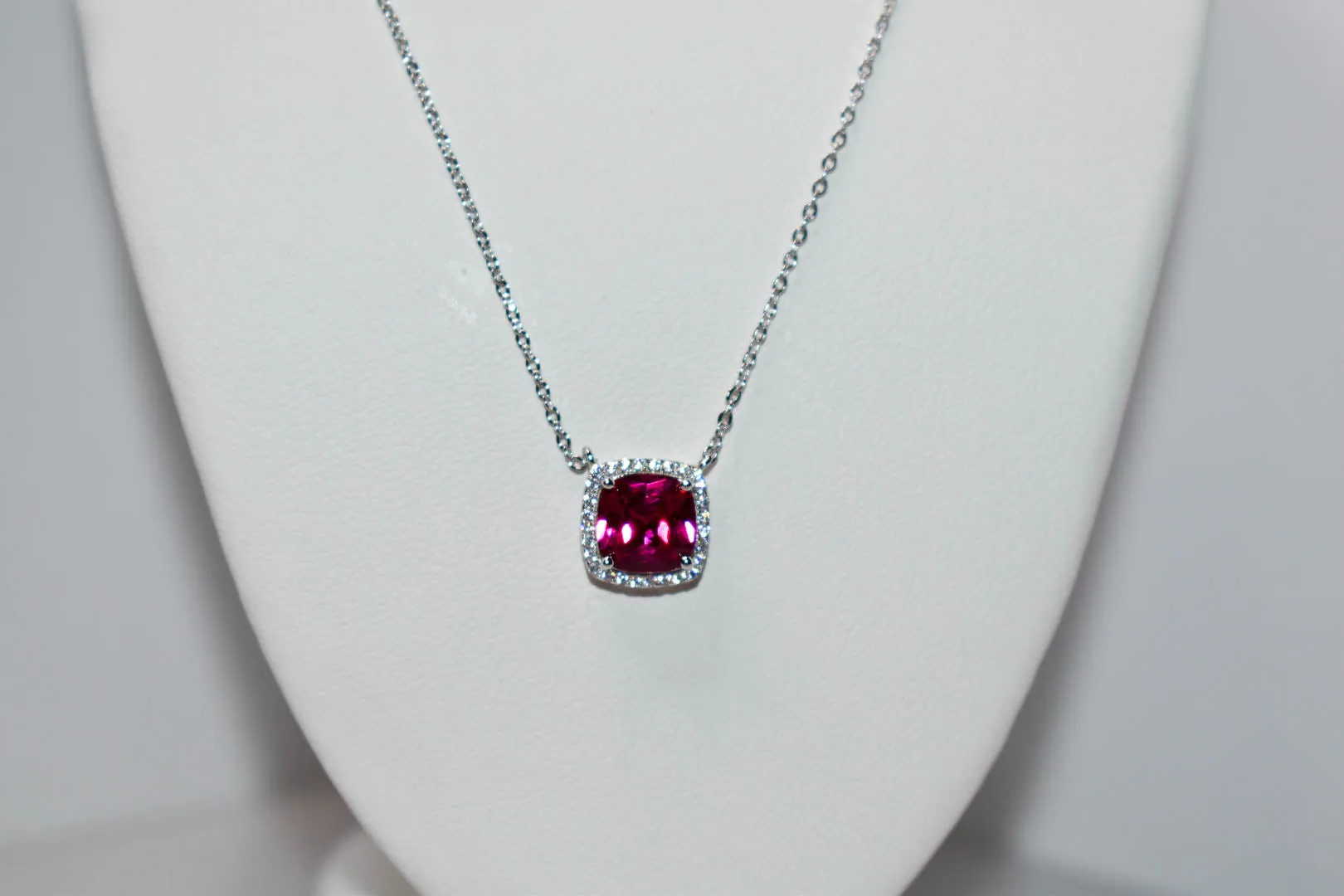 Square Stud Necklace Set
