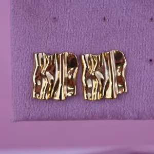 SQUARE TEXTURE EARRINGS