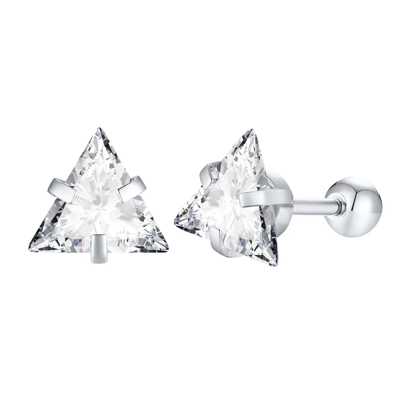 Stainless Steel Rock Punk Huggie Earrings For Men