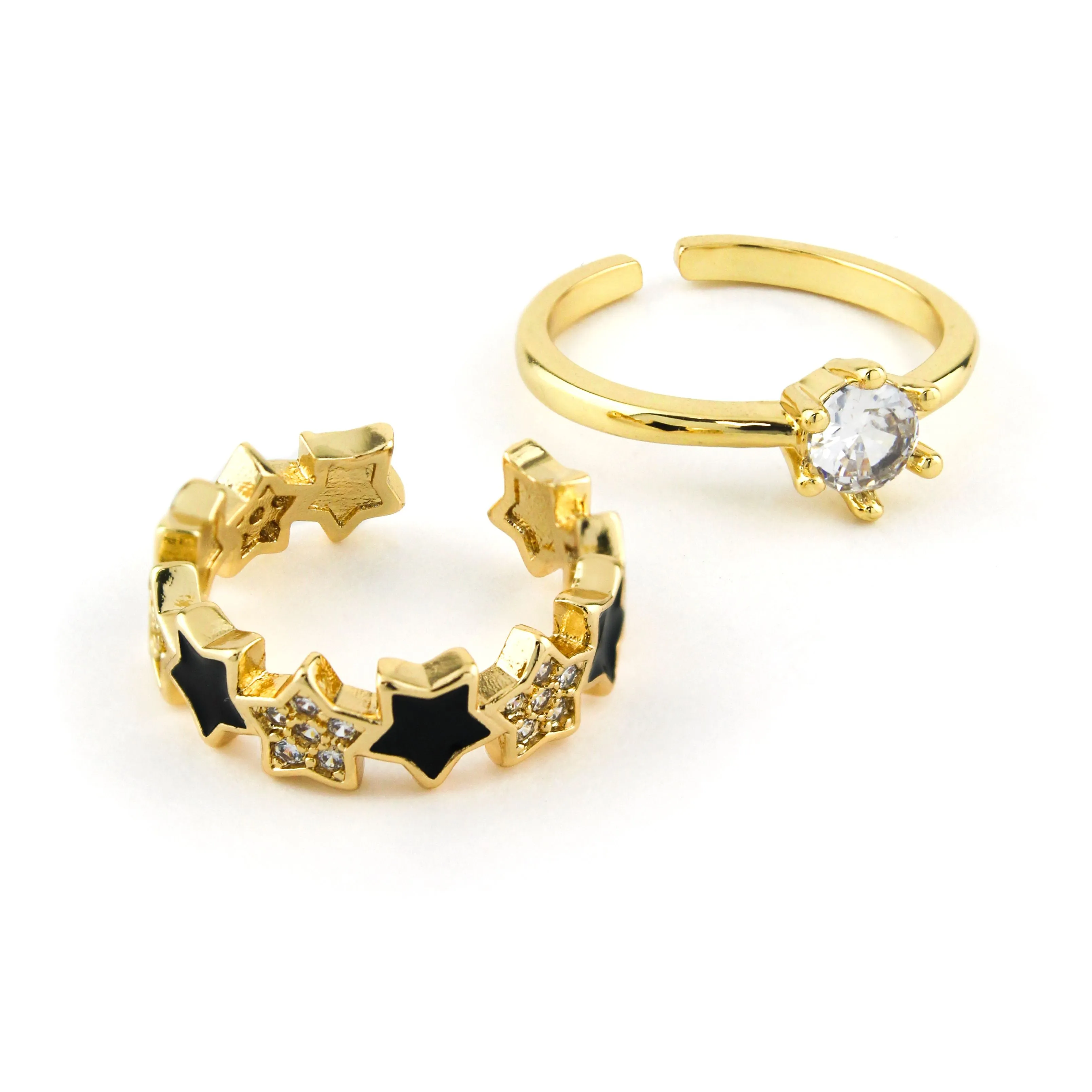 Starry Ring Black