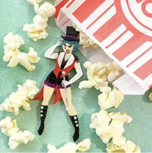 Step Right Up Circus Brooch - Ringmaster Pin