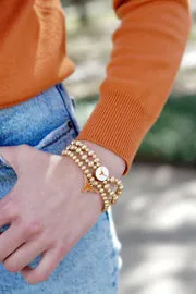 Texas Longhorns Ball Bead Stretch Bracelet