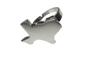 Texas State Map Shape Adjustable Size Fashion Ring