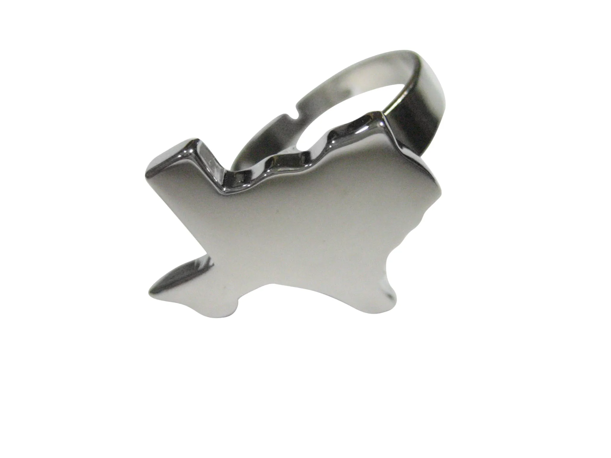 Texas State Map Shape Adjustable Size Fashion Ring