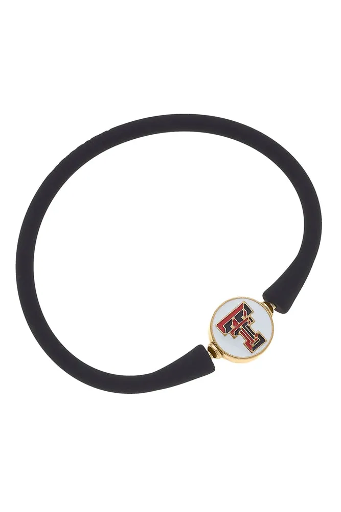 Texas Tech Red Raiders Enamel Silicone Bali Bracelet