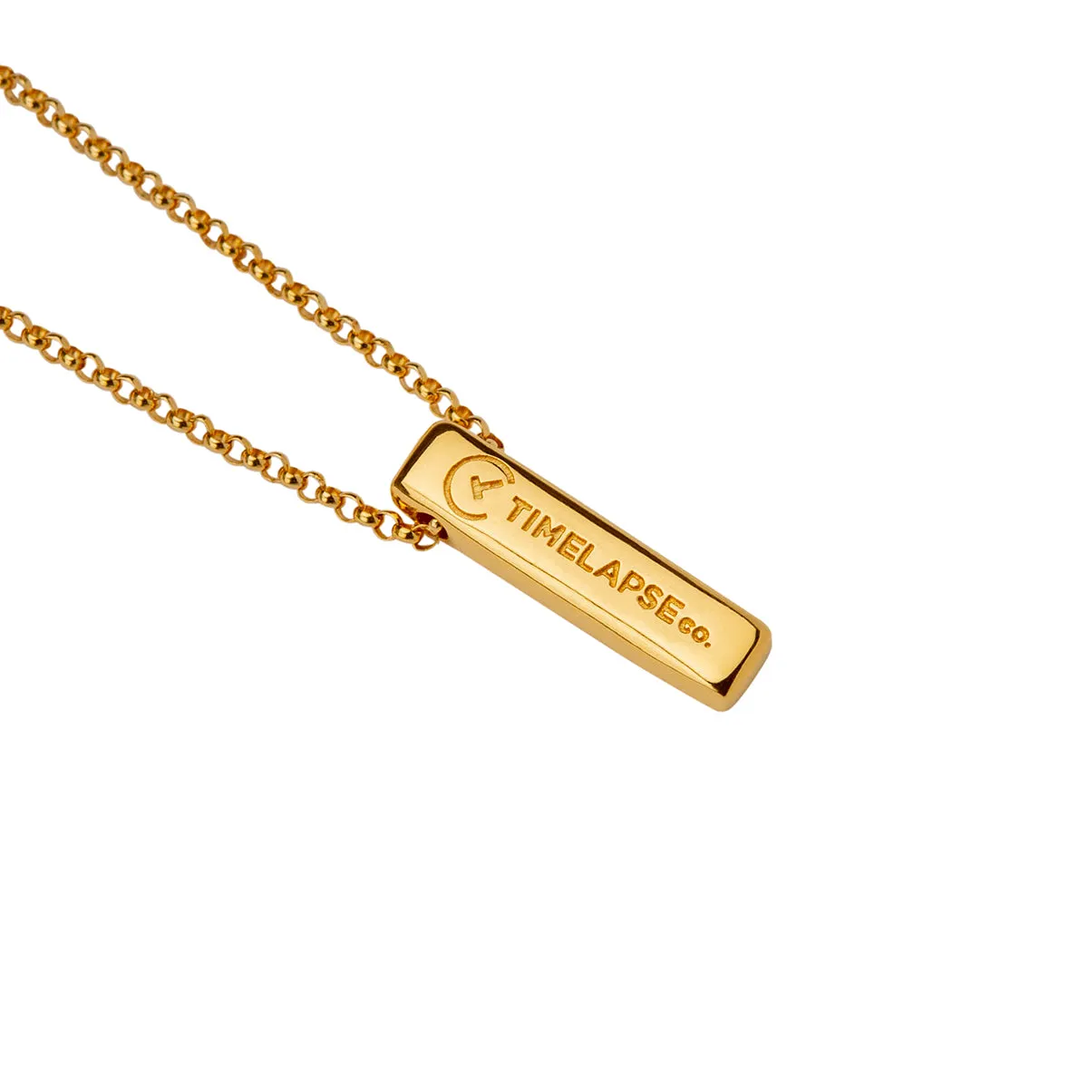 The Baby Bar Necklace - Yellow Gold