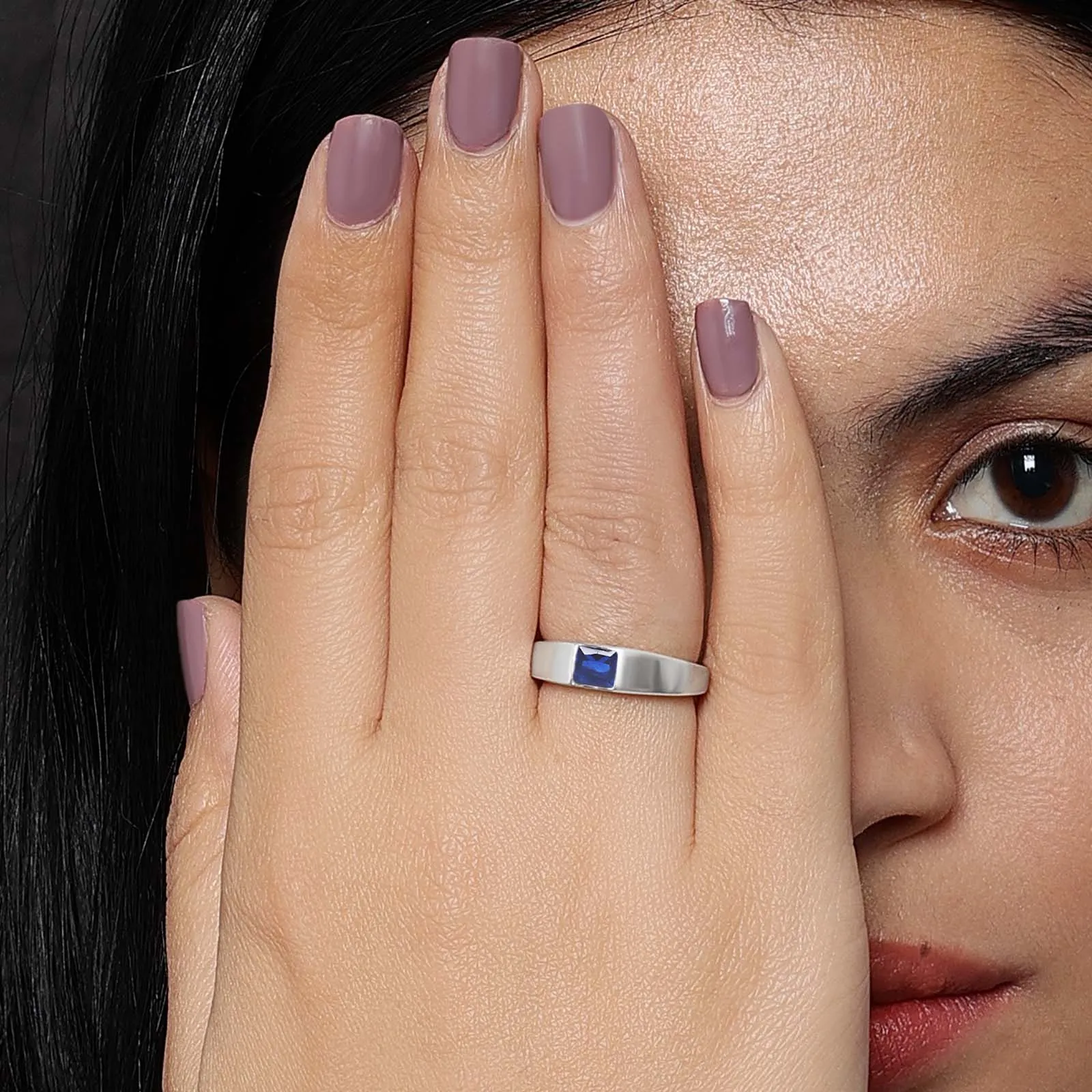 The Oxford Blue Stone Ring