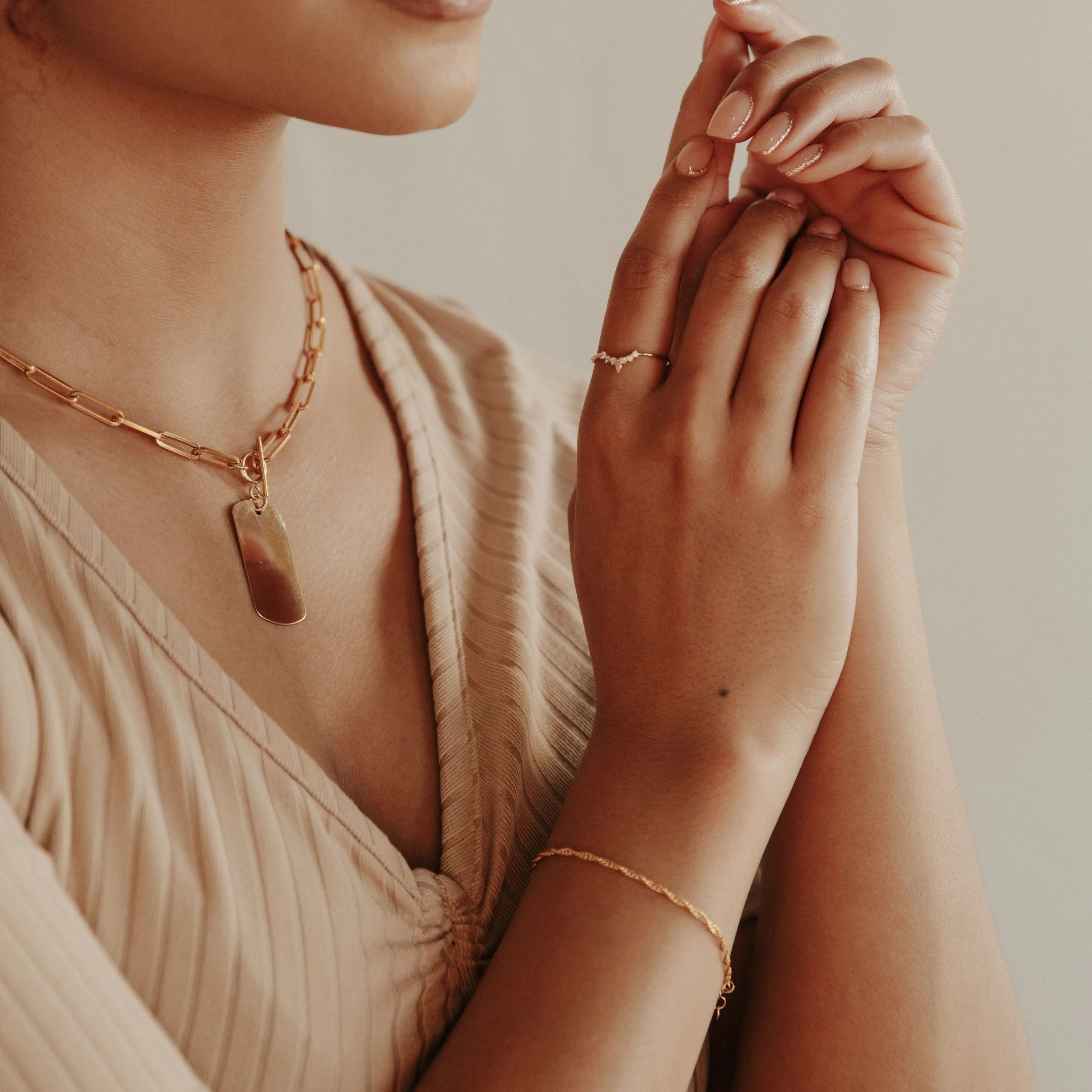 Thick Rope Chain Bracelet