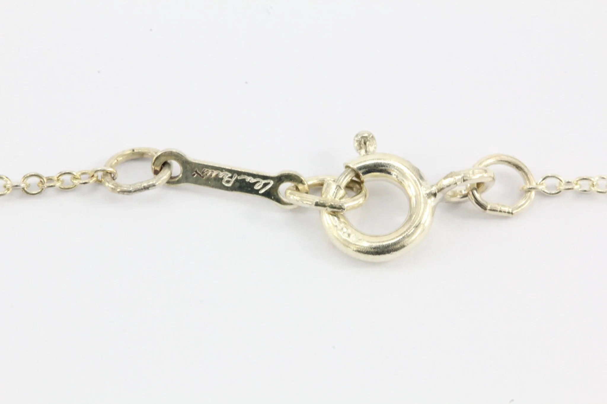 Tiffany & Co Sterling Silver Elsa Peretti Cross Necklace