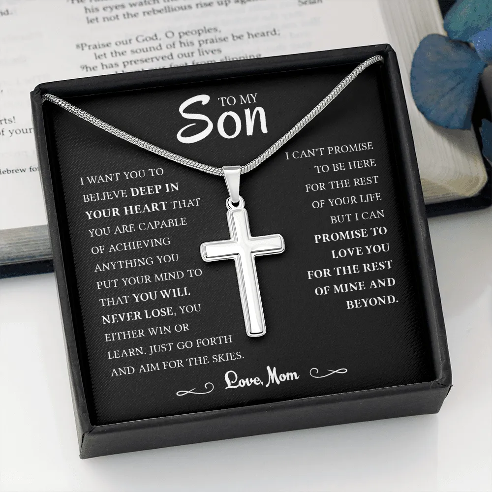 To My Son | Cross Necklace