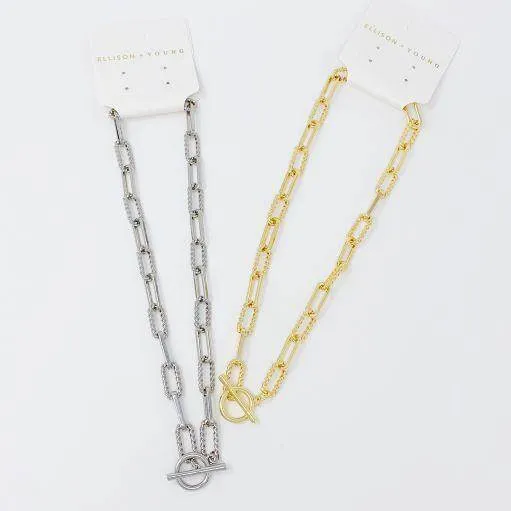 Toggle Chain Link Necklace