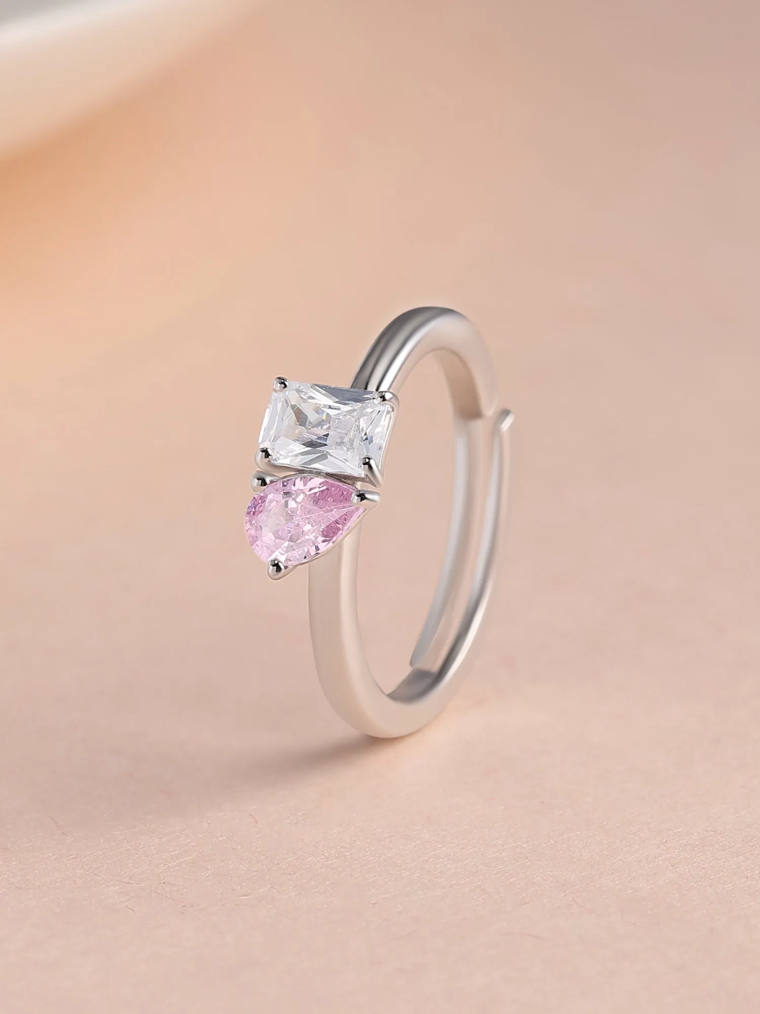 Toi Et Moi Blush Pink Ring