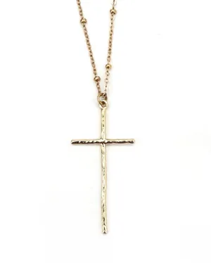 Trinity Cross Necklace || Choose Color