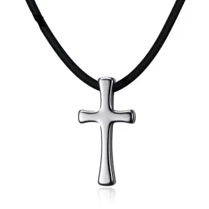 Tungsten  Cross Pendant Necklace for Men