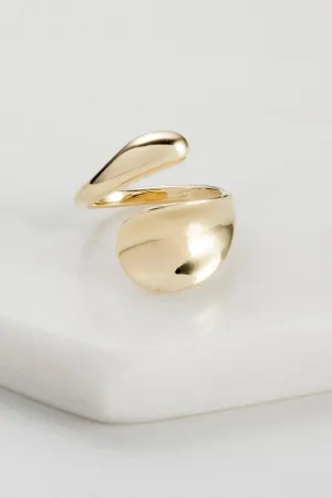 Twin Adjustable Ring - Gold