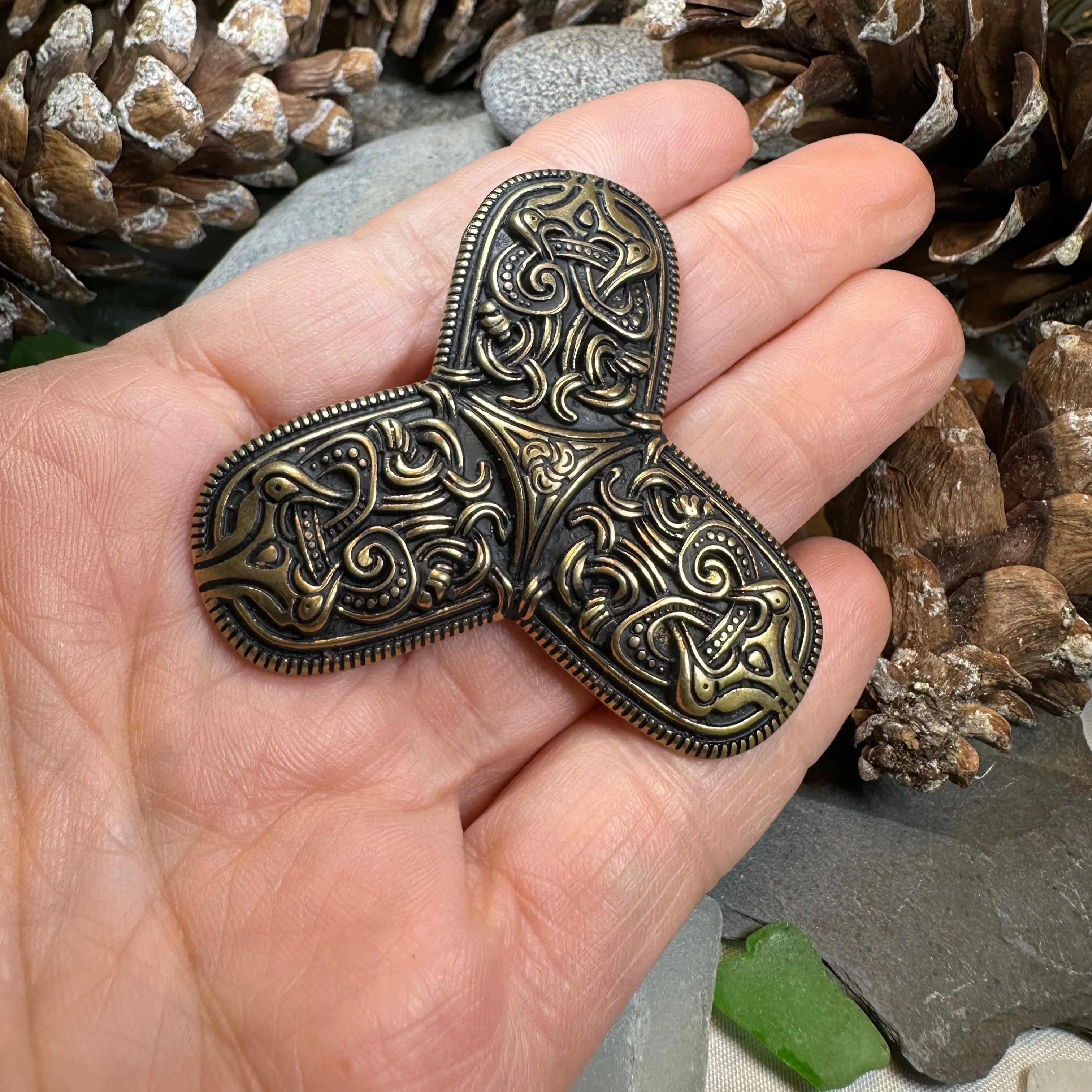 Upland Viking Trefoil Brooch