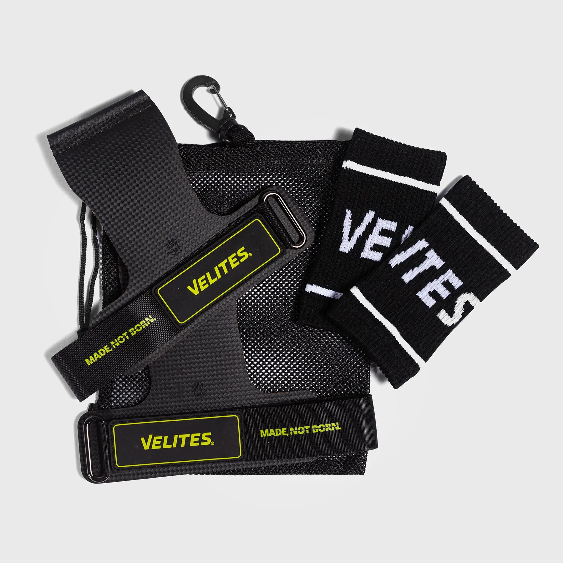 Velites - Quad Ultra Hand Grips - Black/Green
