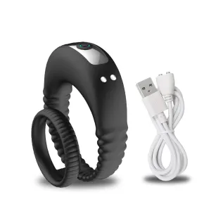 Vibrator Penis Cock Ring on for Men