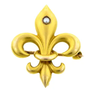 Victorian Fleur-de-Lis Pin