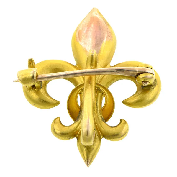 Victorian Fleur-de-Lis Pin