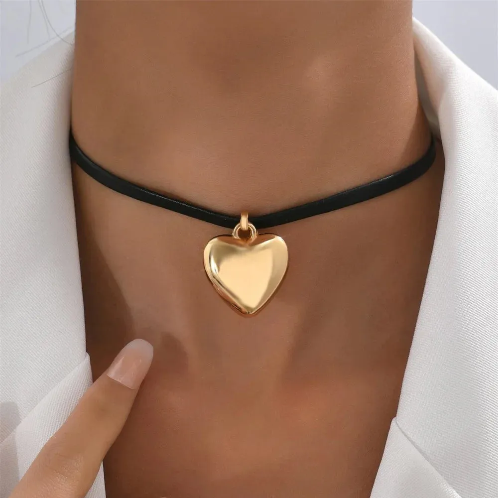 Vintage Geometric Exaggerated Artificial Pearl Chain Necklaces