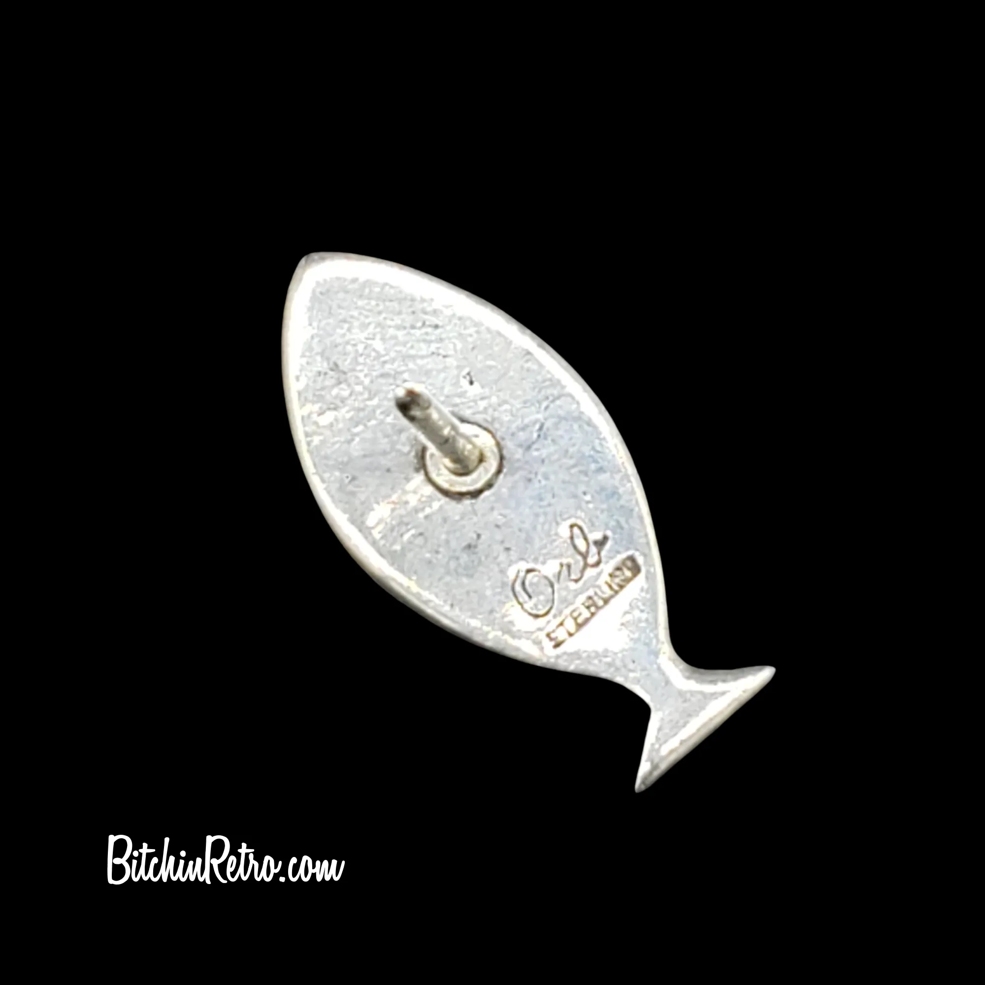 Vintage ORB Otto Robert Bade Mid Mod Sterling Pin