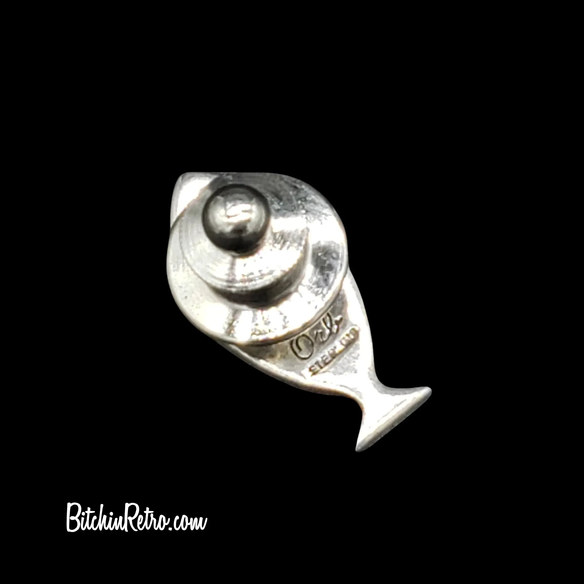 Vintage ORB Otto Robert Bade Mid Mod Sterling Pin