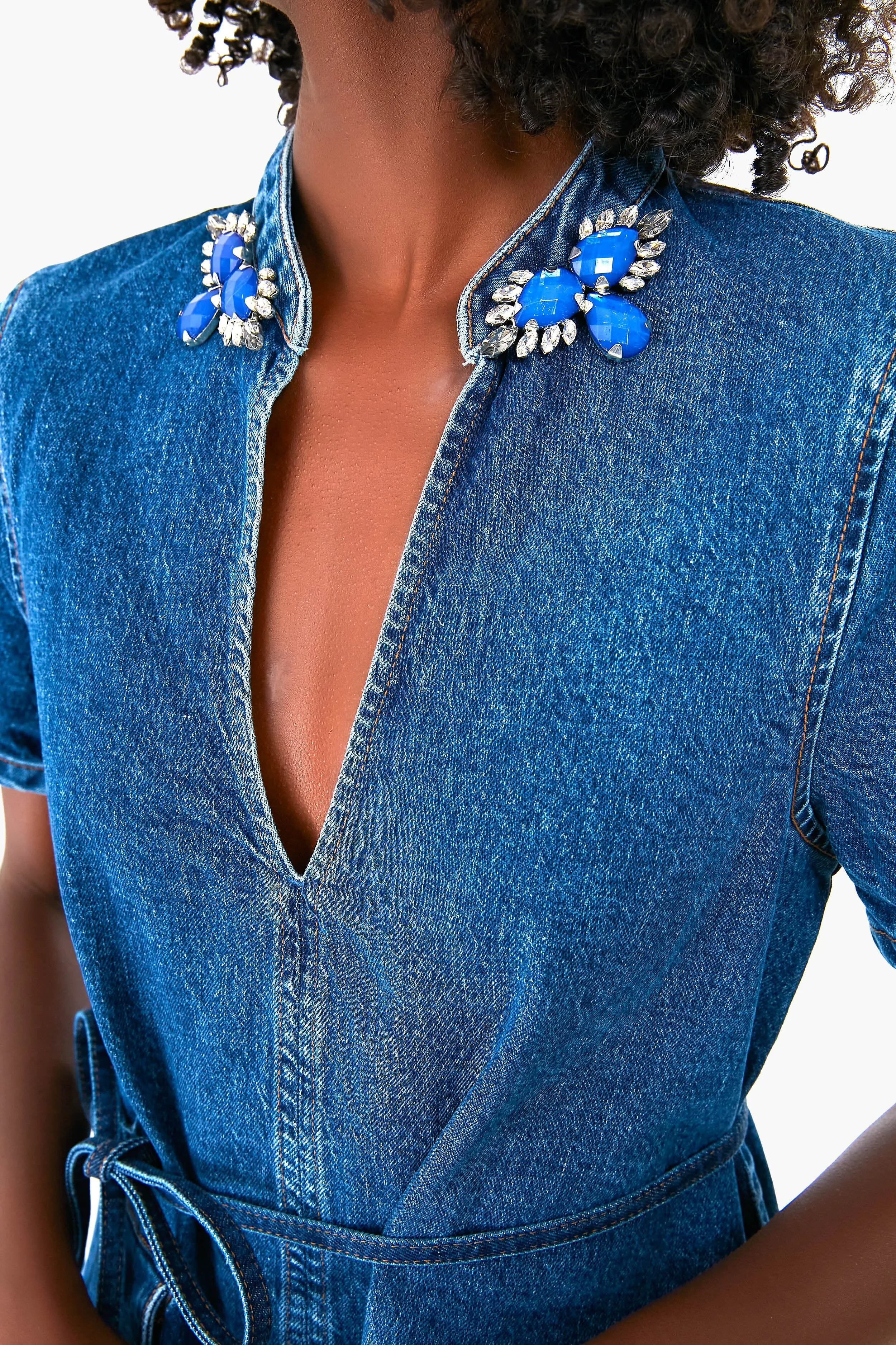 Washed Blue Amita Dress