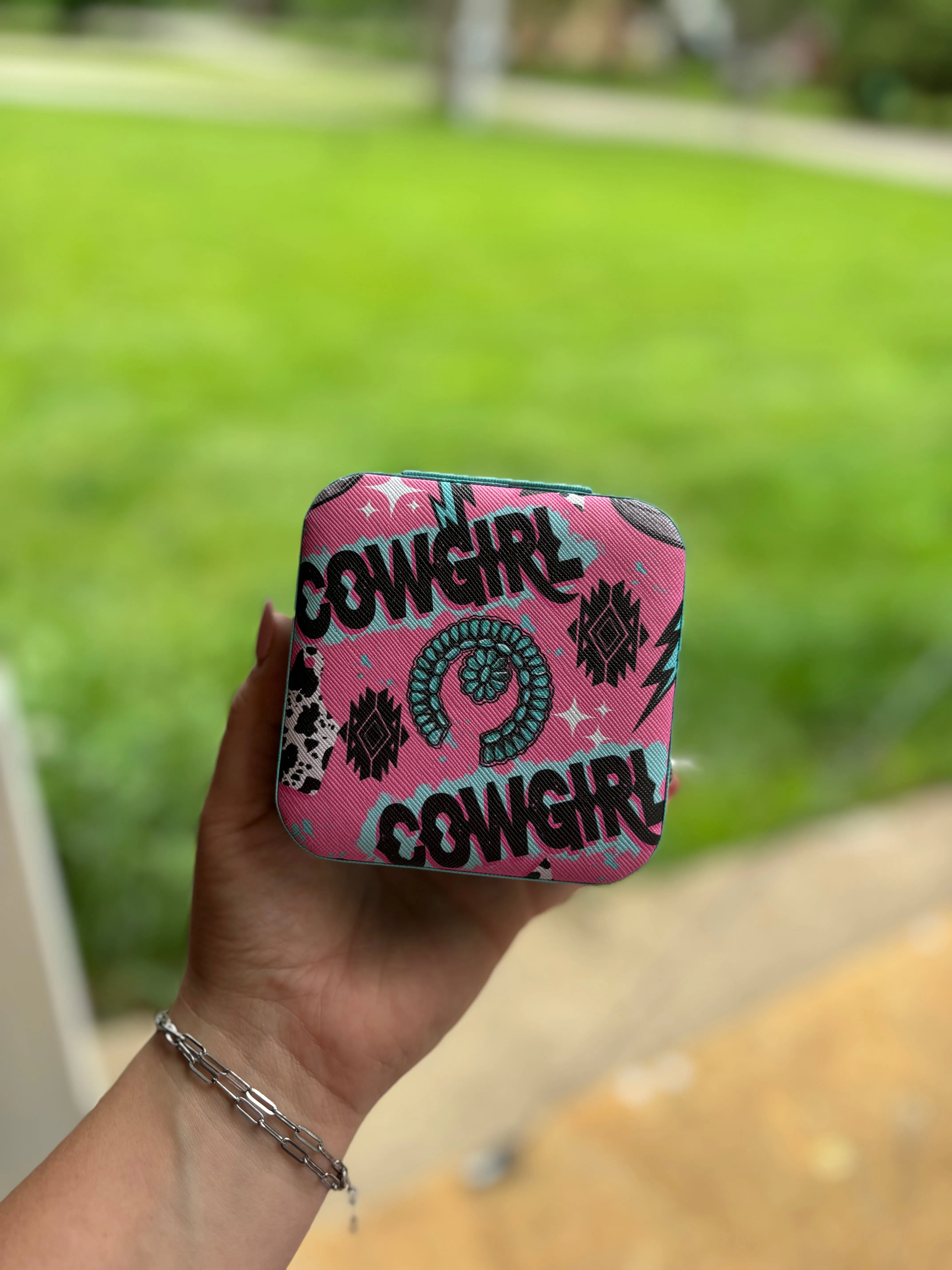 Western Mini Travel Jewelry Box