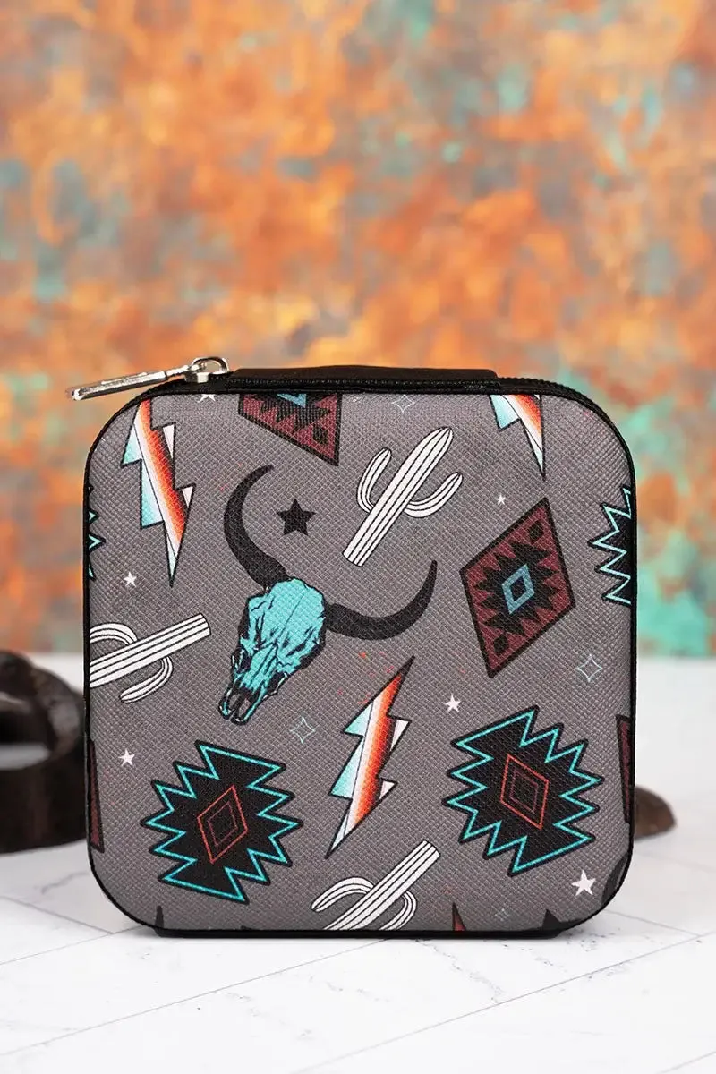 Western Mini Travel Jewelry Box