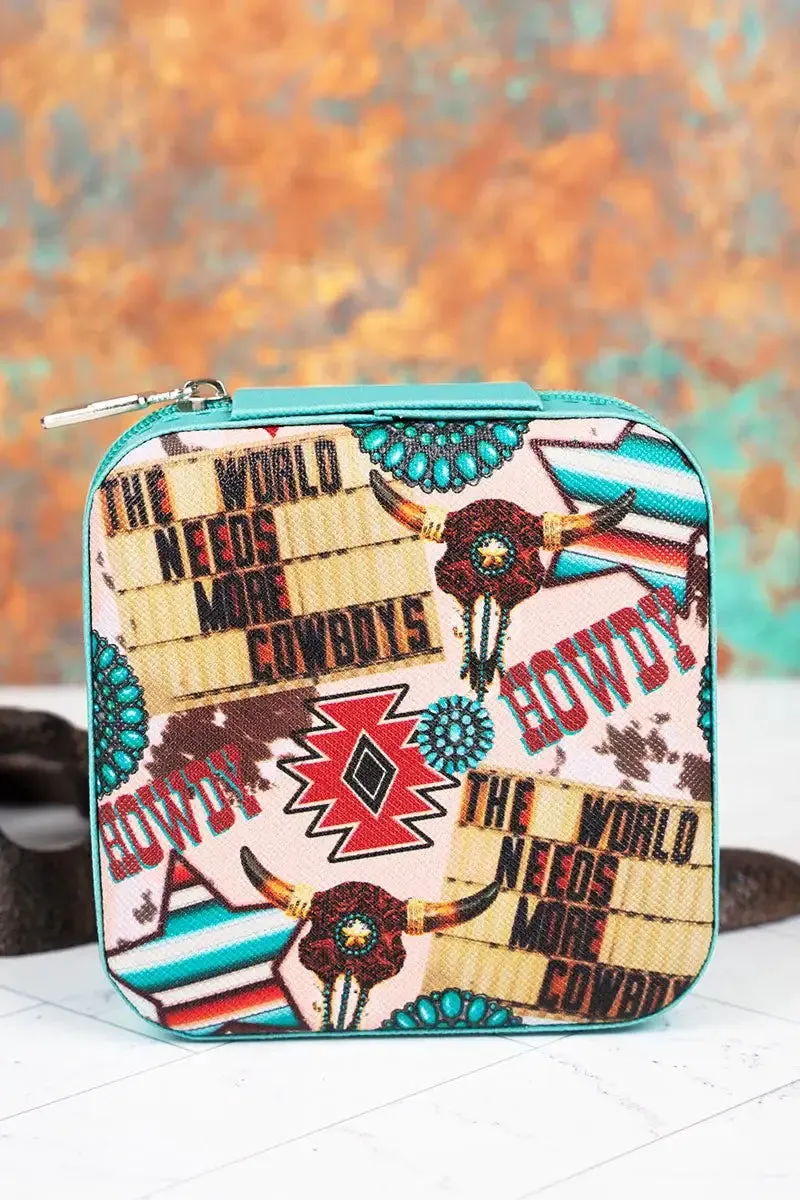 Western Mini Travel Jewelry Box