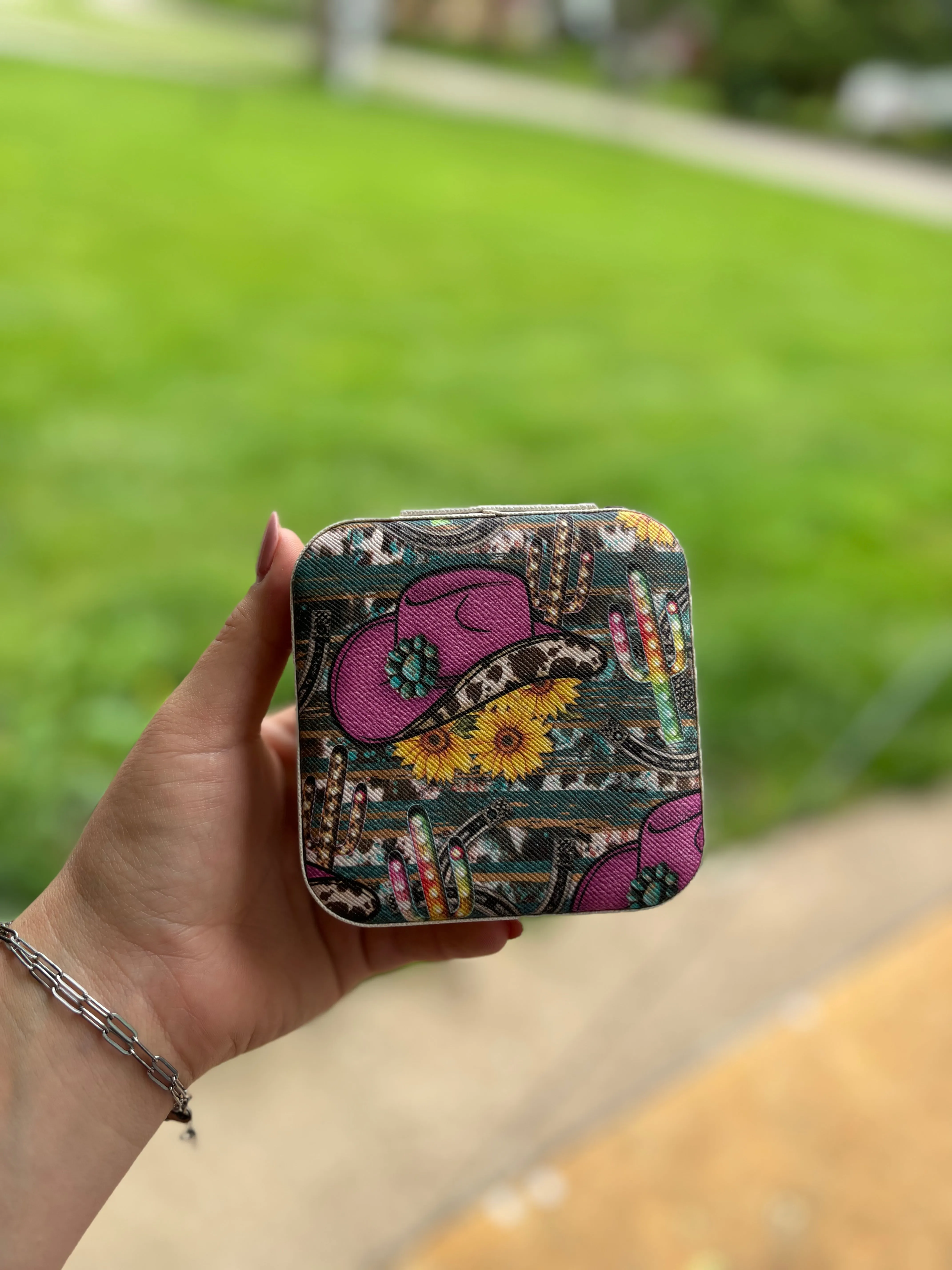 Western Mini Travel Jewelry Box