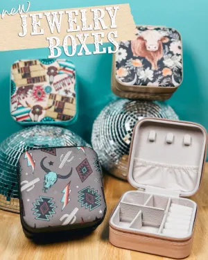 Western Mini Travel Jewelry Box