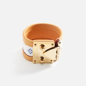 WGACA Louis Vuitton Serrure Bracelet - White / Multi