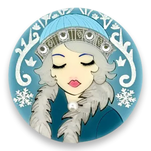 Winter muse - brooch - Set of 2