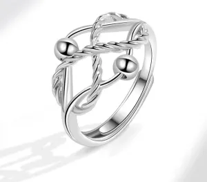 Wire Me Anxiety Adjustable Ring