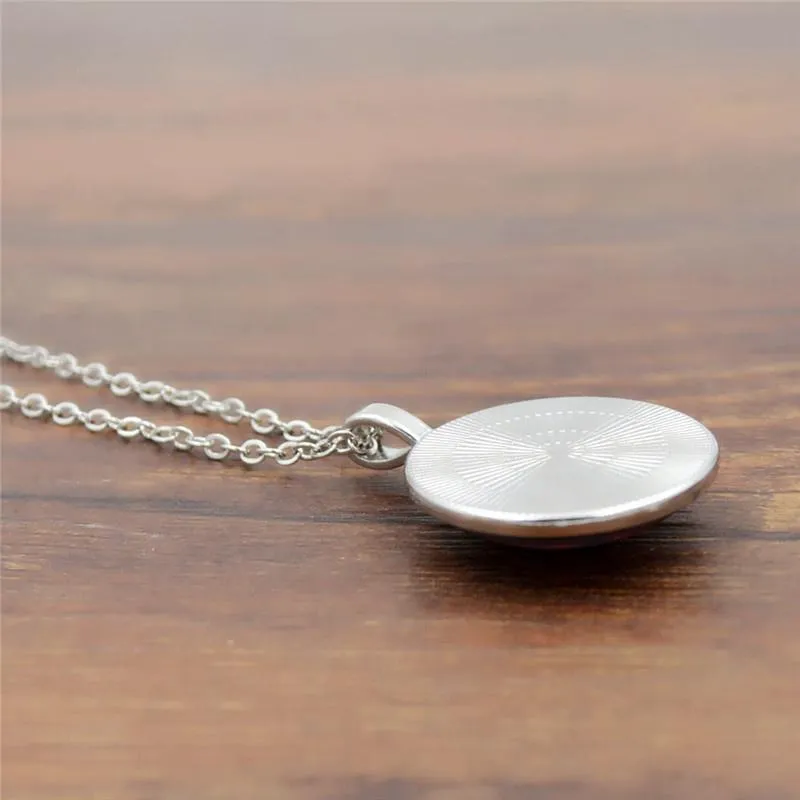 Wolf Glass Pendant Necklace