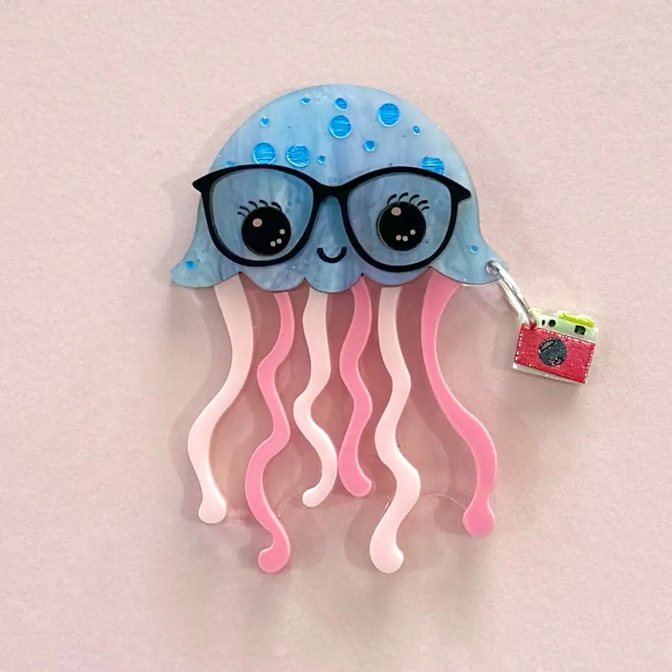 Ziggy the Jellyfish 🪼- Brooch - Set of 2
